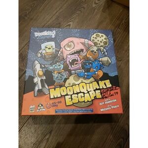 MOONQUAKE ESCAPE ~ Board Game ~ Breaking Games- Signed By Creator